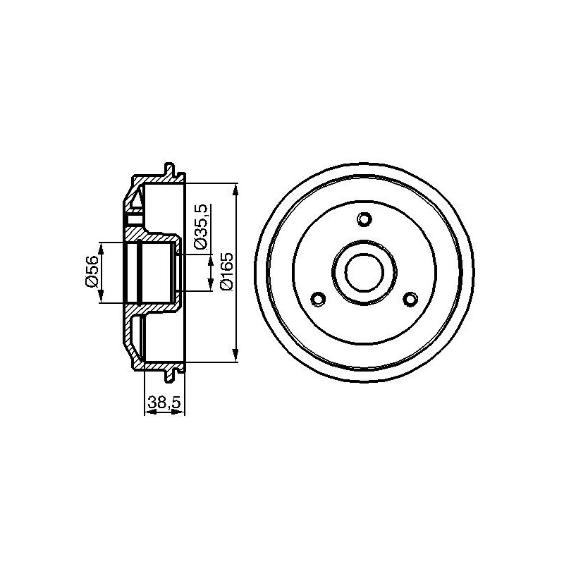 Tambour de frein BOSCH