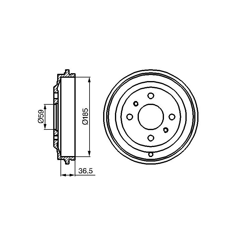Tambour de frein BOSCH