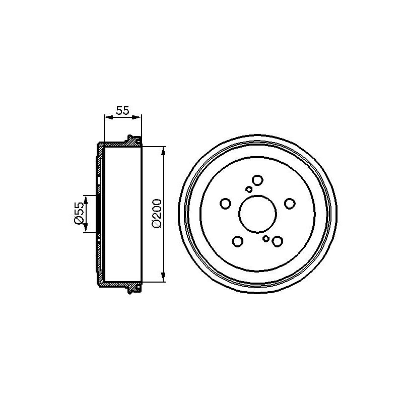 Tambour de frein BOSCH