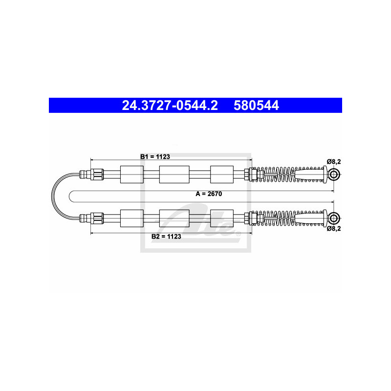 Câble de frein à main ATE