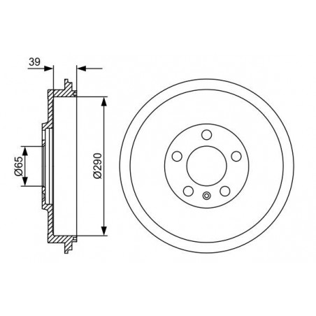 Tambour de frein BOSCH