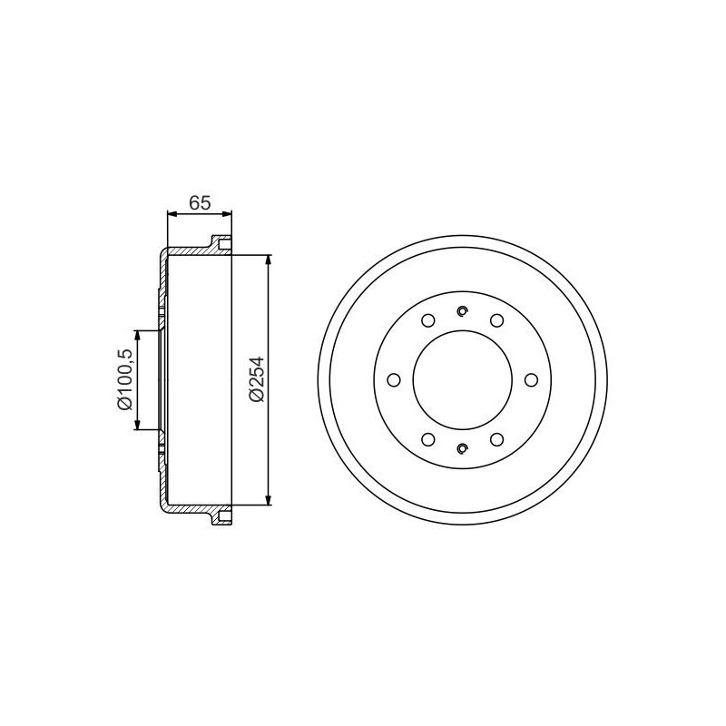Tambour de frein BOSCH