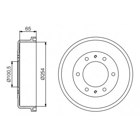 Tambour de frein BOSCH