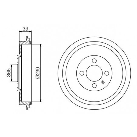 Tambour de frein BOSCH
