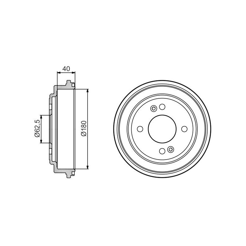 Tambour de frein BOSCH