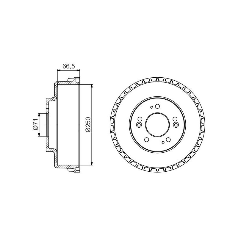Tambour de frein BOSCH