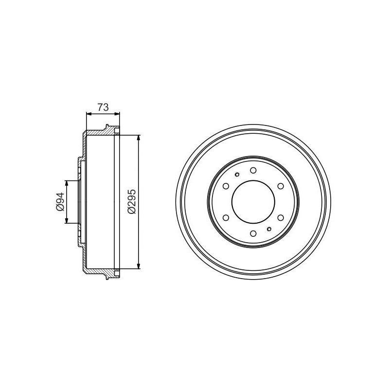 Tambour de frein BOSCH