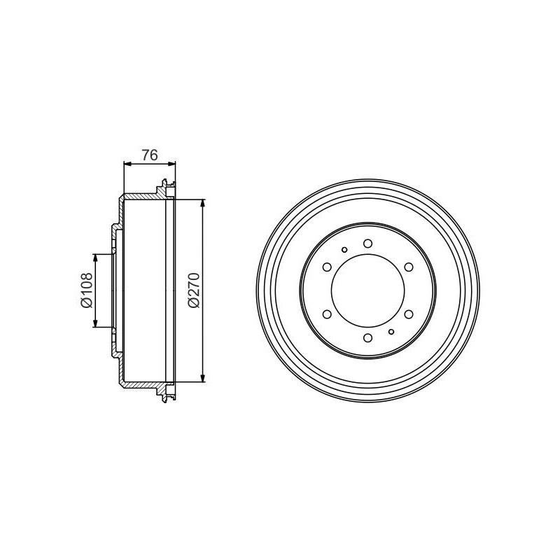 Tambour de frein BOSCH
