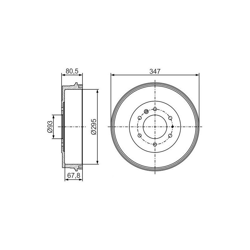Tambour de frein BOSCH