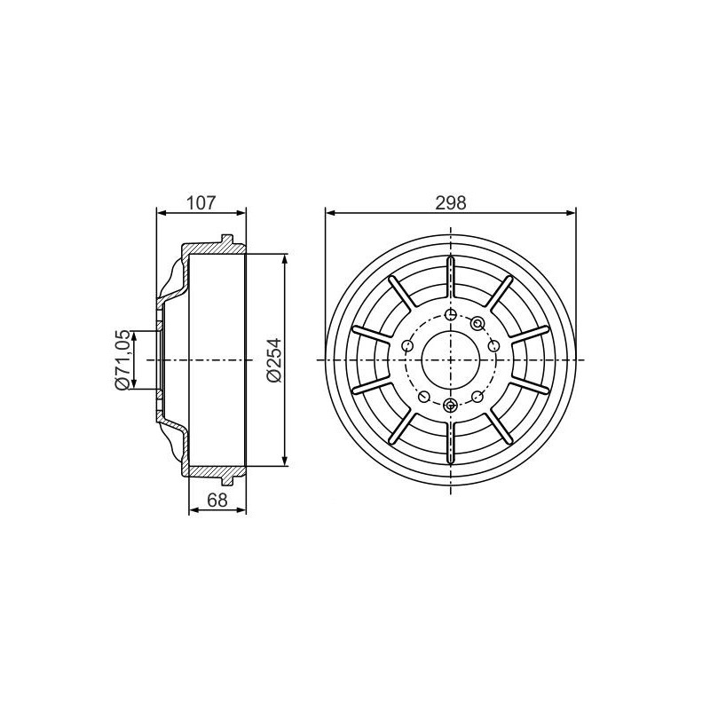 Tambour de frein BOSCH