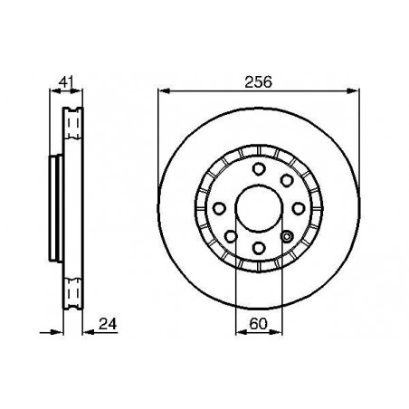 Disque de frein à l'unité...