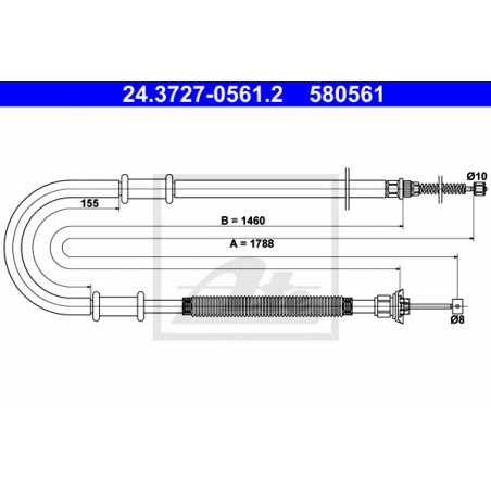 Câble de frein à main ATE