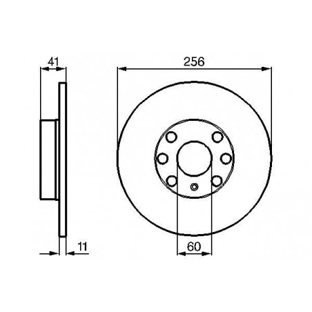 Disque de frein à l'unité...