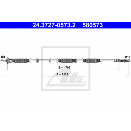 Câble de frein à main ATE