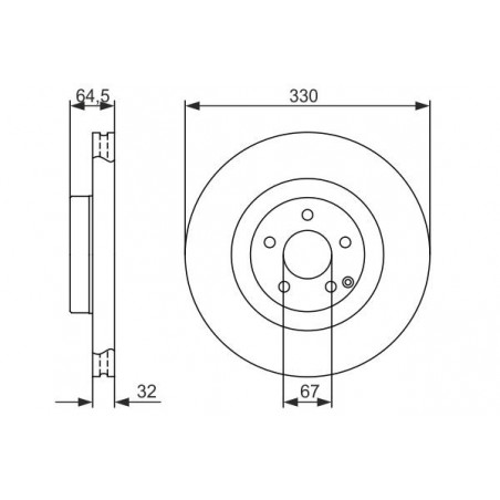 Disque de frein à l'unité...