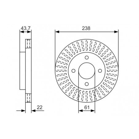 Disque de frein à l'unité...