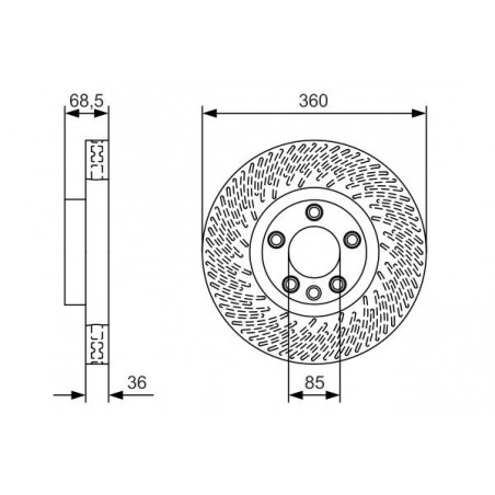 Disque de frein à l'unité...