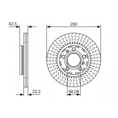 Disque de frein à l'unité...