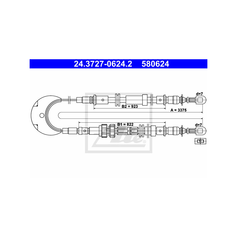 Câble de frein à main ATE