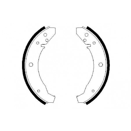 Jeu de mâchoires de frein...