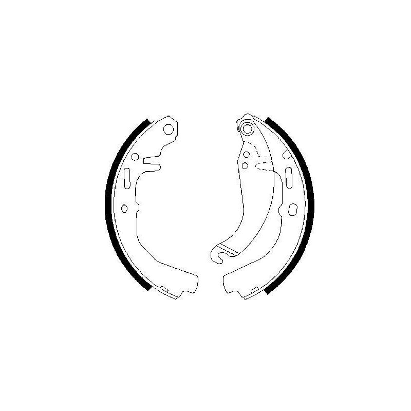 Jeu de mâchoires de frein BOSCH