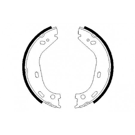 Jeu de mâchoires de frein...