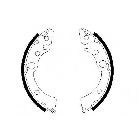 Jeu de mâchoires de frein...