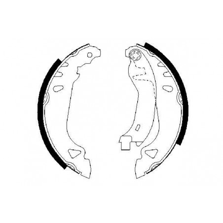 Jeu de mâchoires de frein...