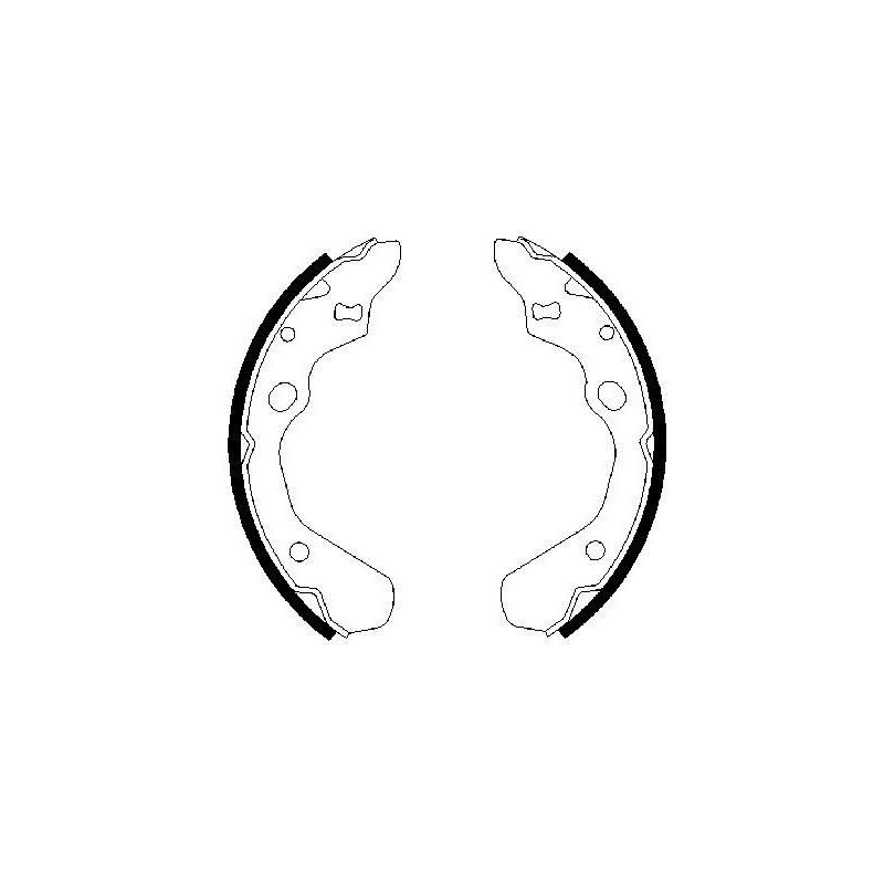 Jeu de mâchoires de frein BOSCH