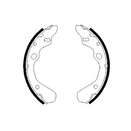 Jeu de mâchoires de frein...