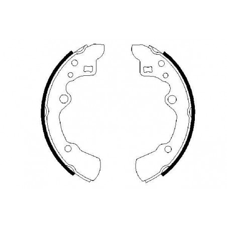 Jeu de mâchoires de frein...