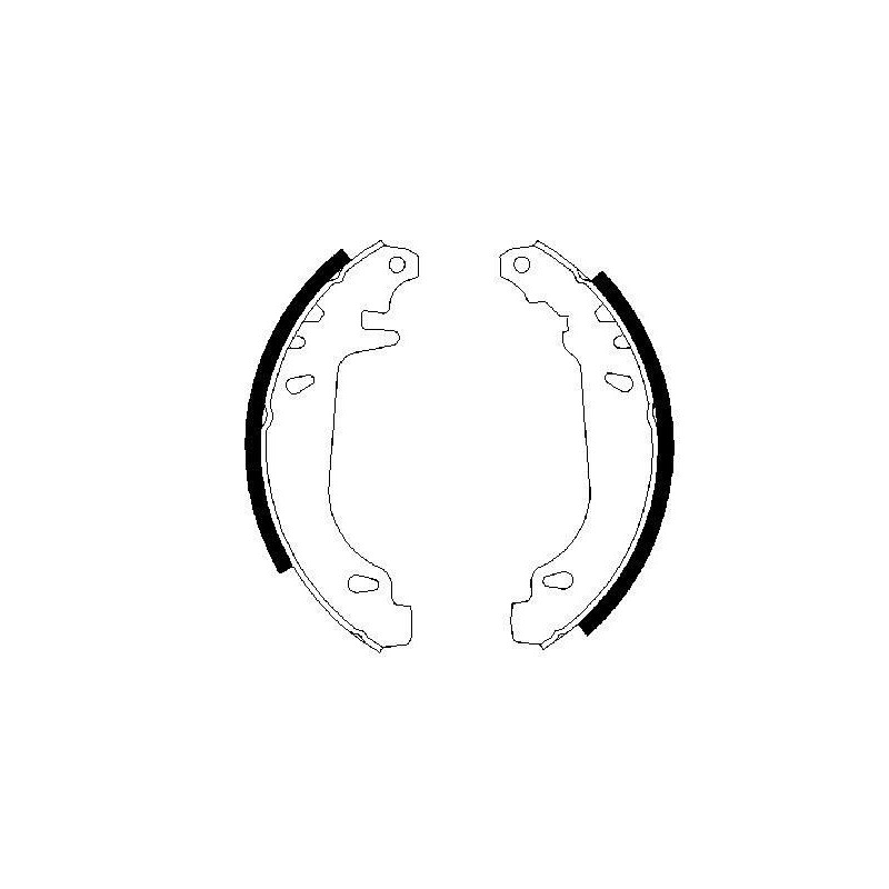 Jeu de mâchoires de frein BOSCH