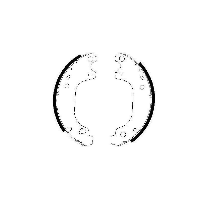 Jeu de mâchoires de frein BOSCH