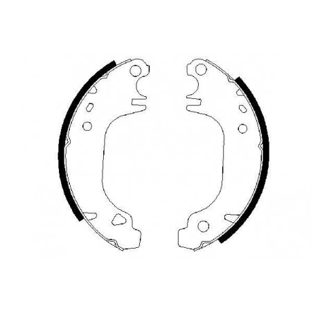 Jeu de mâchoires de frein...