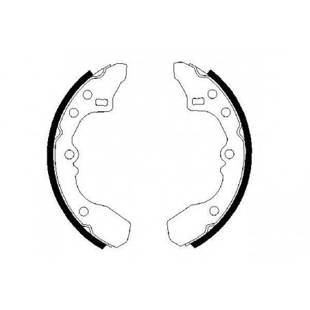 Jeu de mâchoires de frein...