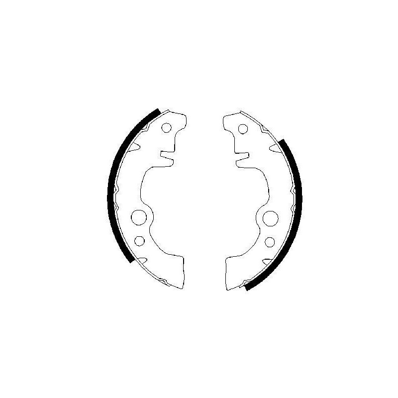 Jeu de mâchoires de frein BOSCH