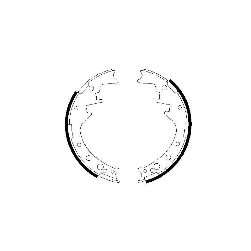 Jeu de mâchoires de frein BOSCH