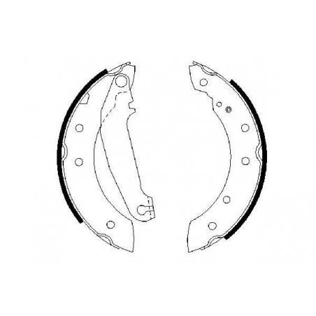 Jeu de mâchoires de frein...