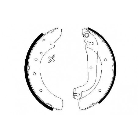 Jeu de mâchoires de frein...