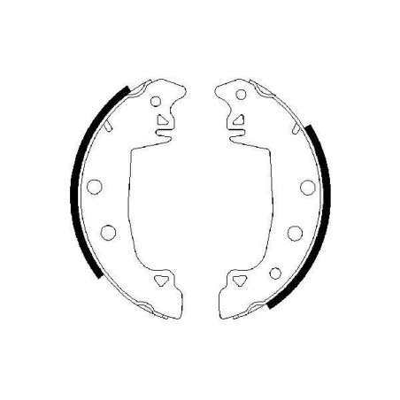 Jeu de mâchoires de frein...