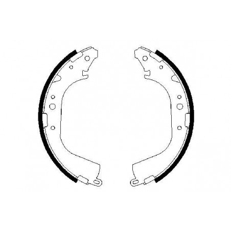 Jeu de mâchoires de frein...