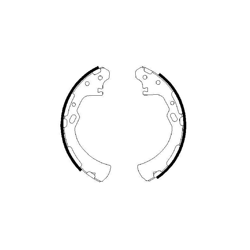 Jeu de mâchoires de frein BOSCH