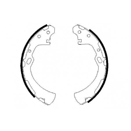 Jeu de mâchoires de frein...