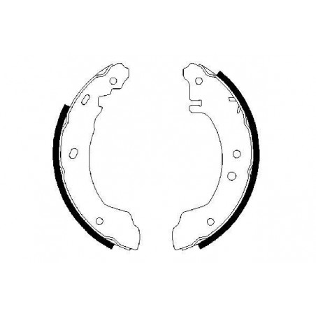 Jeu de mâchoires de frein...