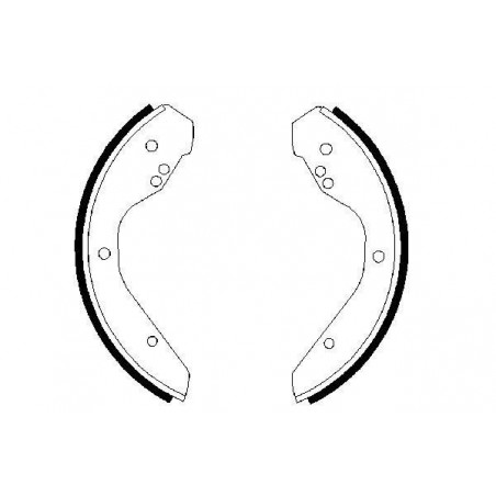 Jeu de mâchoires de frein...