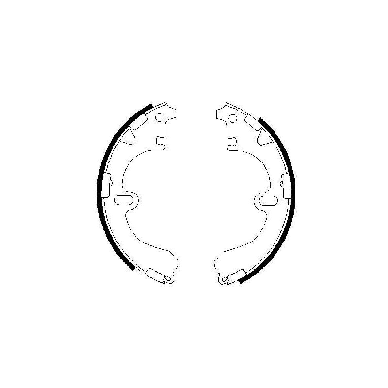 Jeu de mâchoires de frein BOSCH