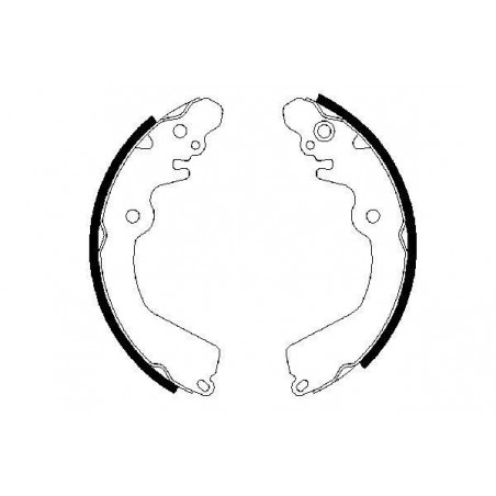 Jeu de mâchoires de frein...