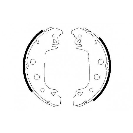 Jeu de mâchoires de frein...