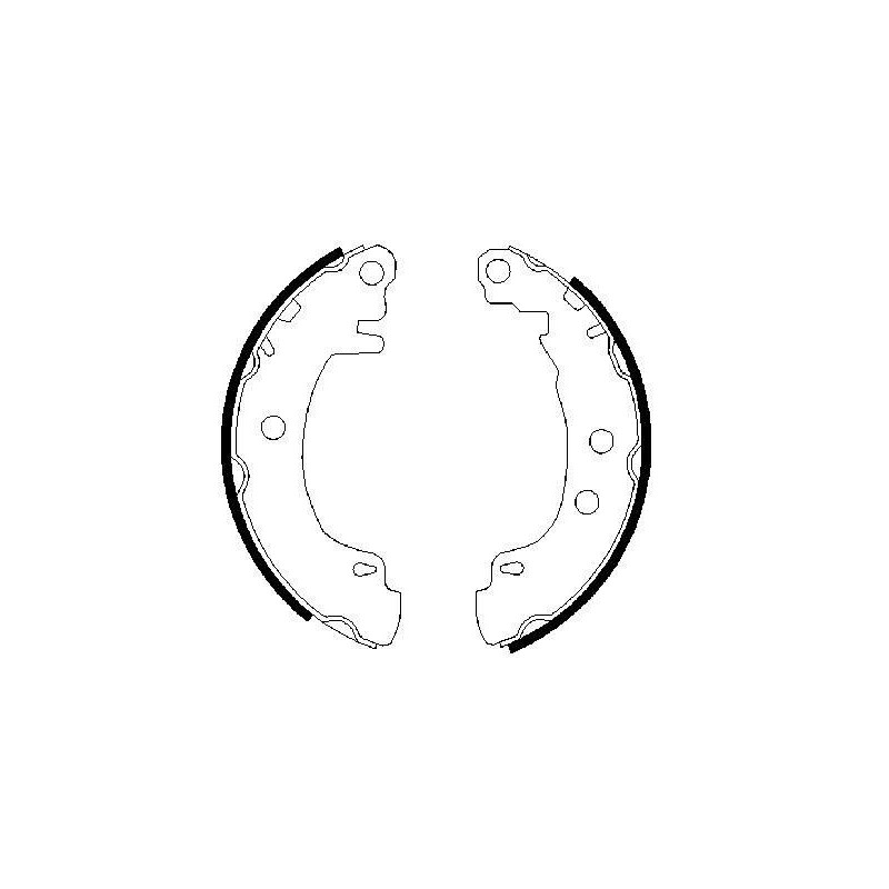 Jeu de mâchoires de frein BOSCH