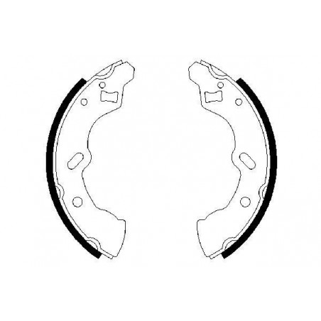 Jeu de mâchoires de frein...